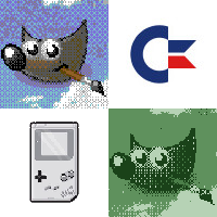 Gimp: effetto Commodore 64 e Game Boy