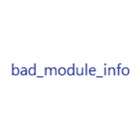 Windows 10: errore “bad module info”